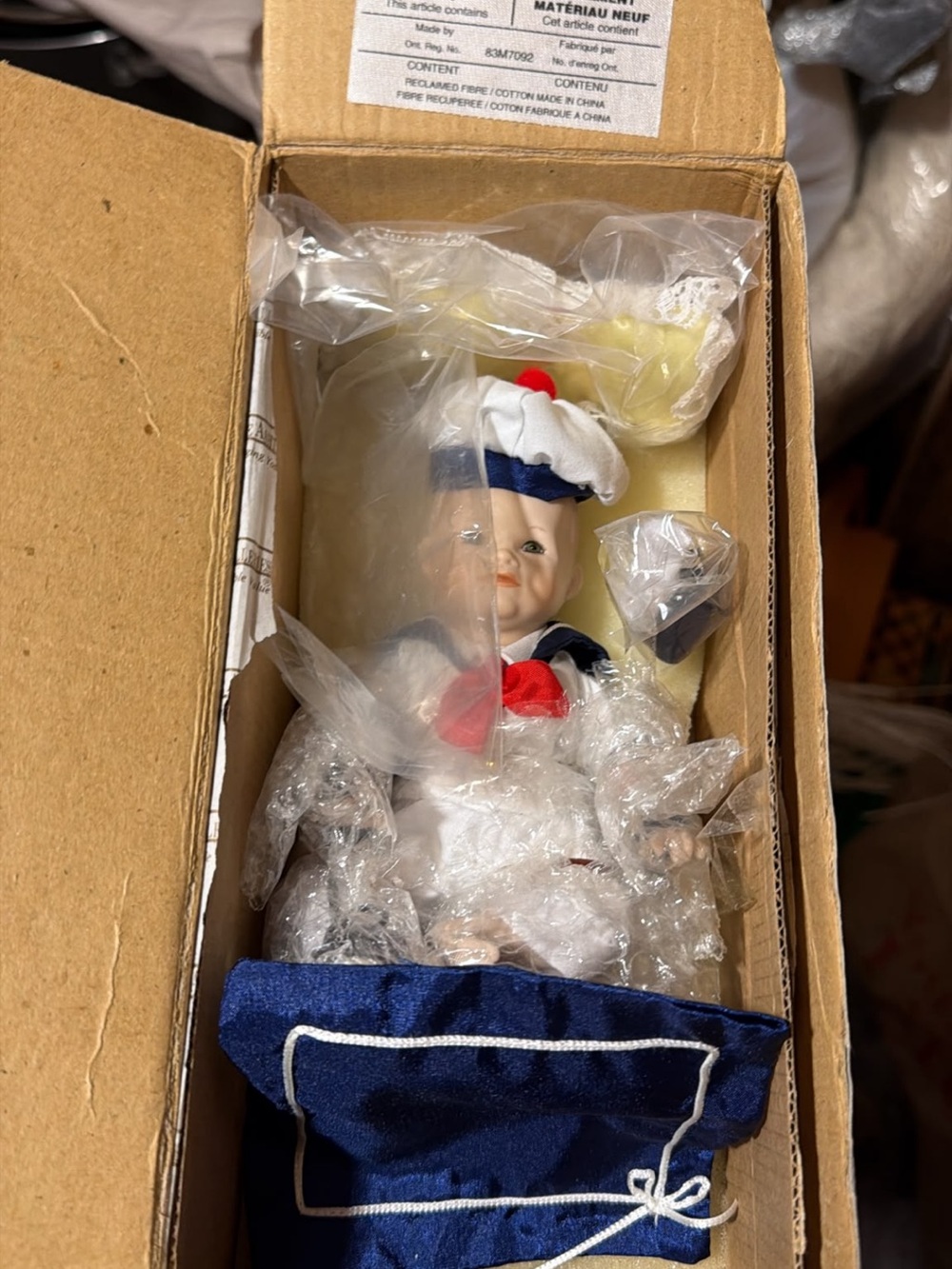 Matthew" Sailor Porcelain Collectable Doll